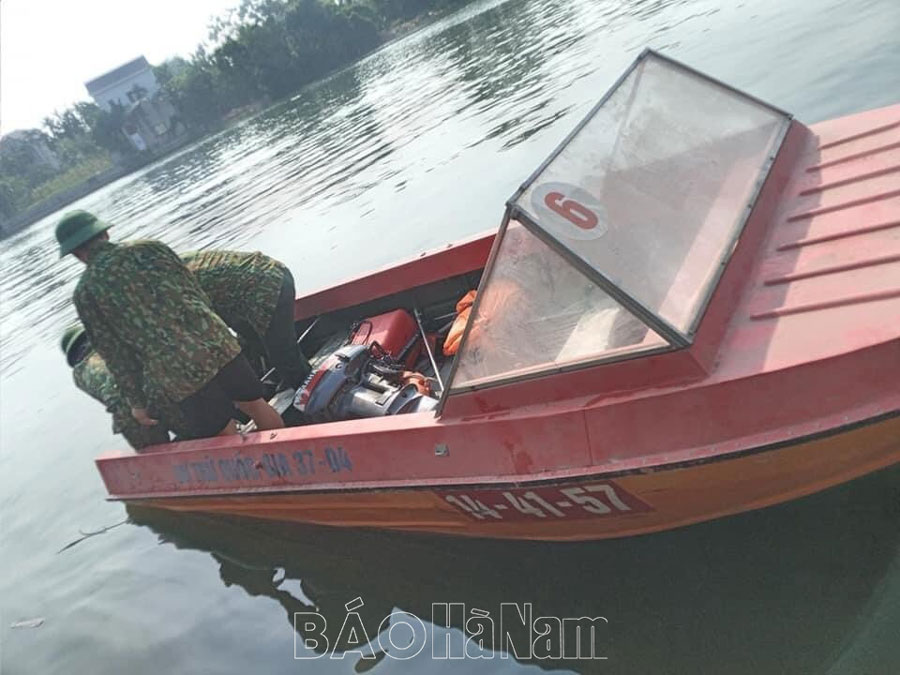 Lực lượng vũ trang huyện Lý Nhân sẵn sàng các phương án phòng, chống thiên tai