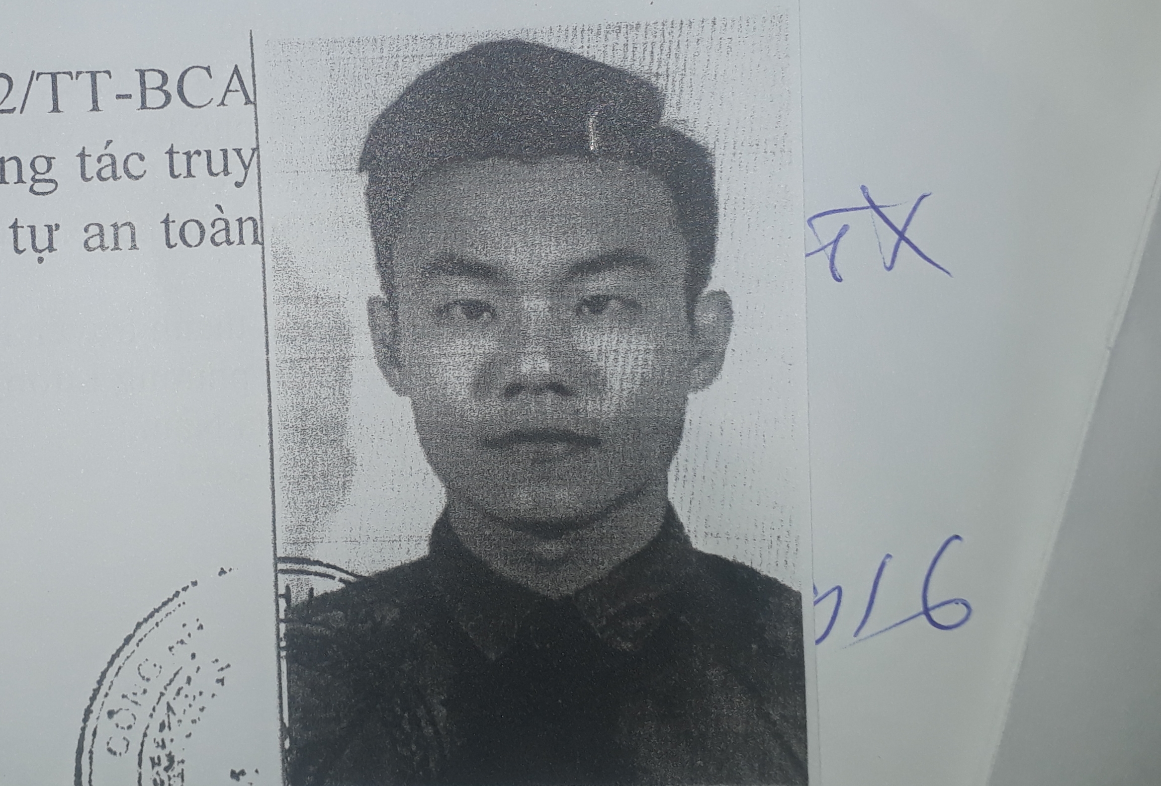 Cơ quan Cảnh sát điều tra Công an tỉnh Hà Nam truy tìm đối tượng bị tố giác