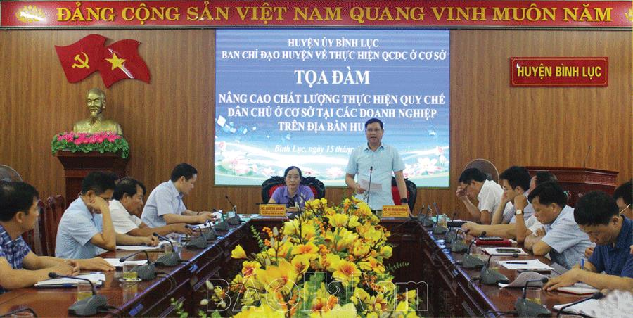 Chú trọng thực hiện Quy chế dân chủ ở cơ sở tại doanh nghiệp