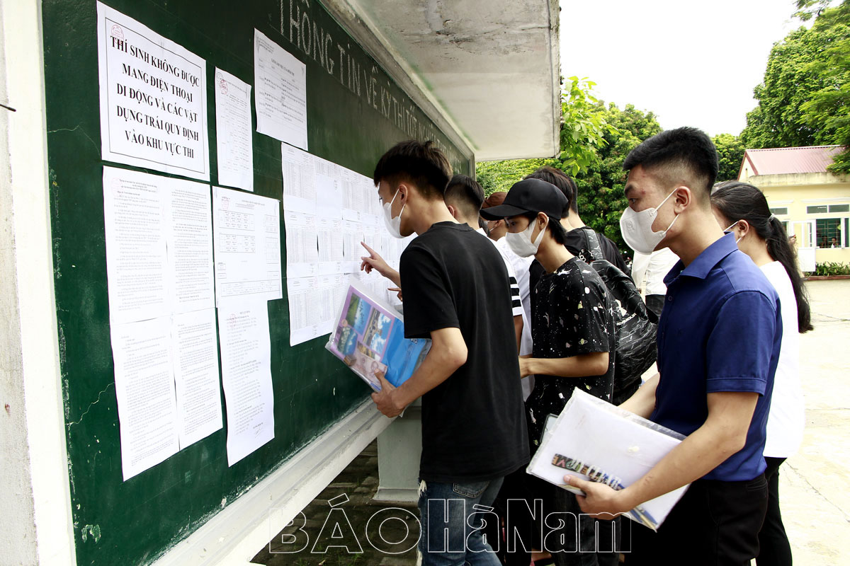 Kỳ thi tốt nghiệp THPT năm 2023: Hà Nam có hơn 5.400 bài thi đạt từ điểm 9 trở lên