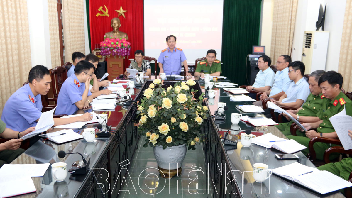 Ba ngành làm án triển khai công tác phối hợp hoạt động tố tụng hình sự Quý III/2023