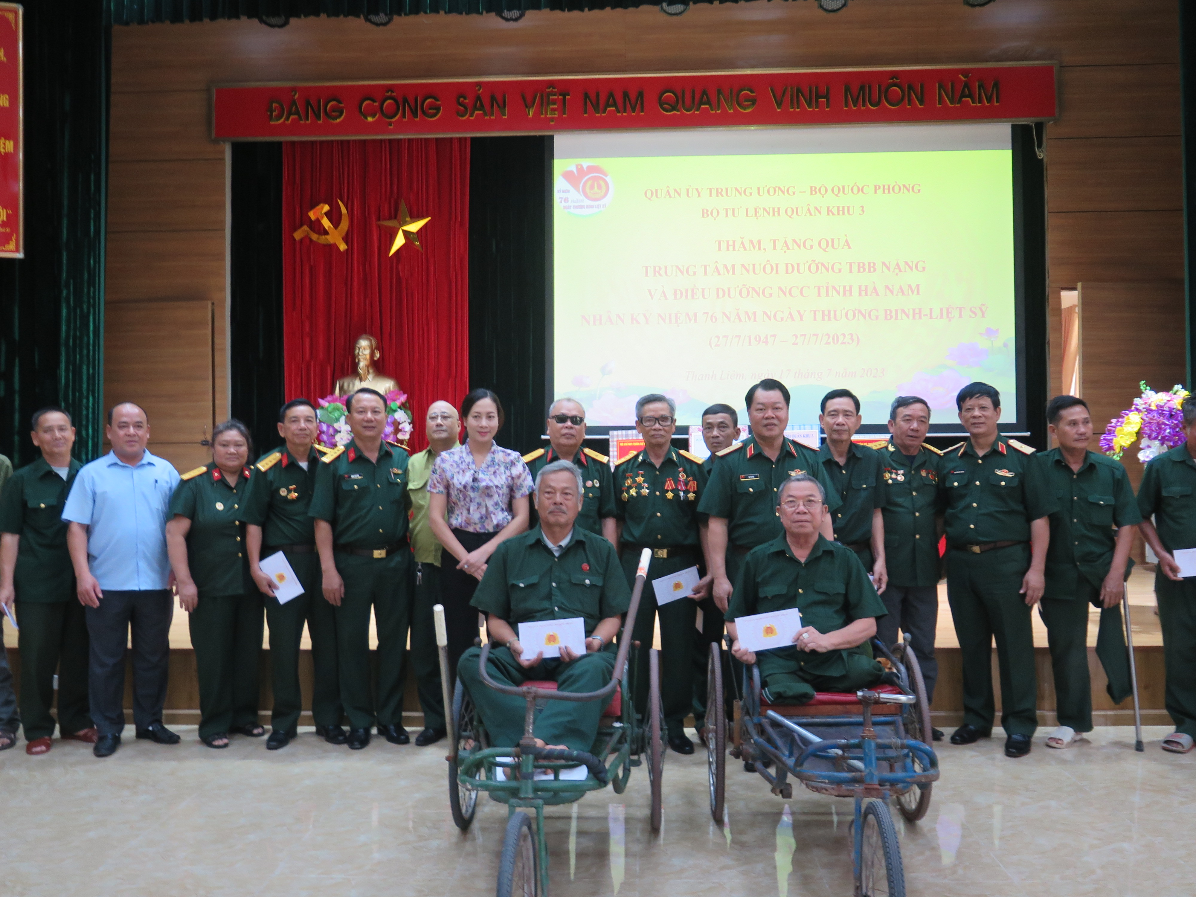 Trung tâm nuôi dưỡng thương bệnh binh nặng và người có công tỉnh: chăm sóc, điều dưỡng gần 2 nghìn lượt người có công