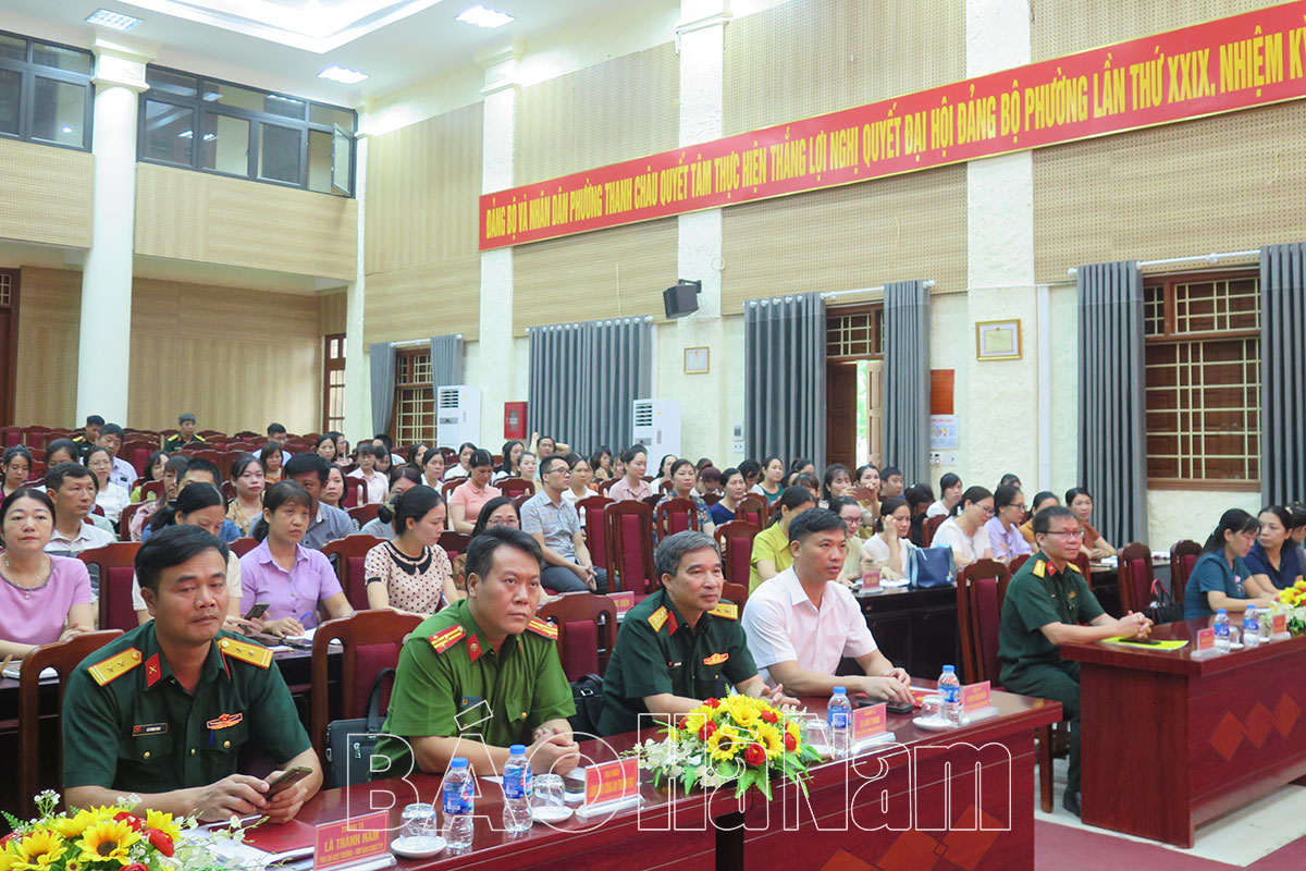 Thành phố Phủ Lý khai mạc lớp bồi dưỡng kiến thức QP&AN cho cán bộ đối tượng 4 năm 2023 (lớp 2)