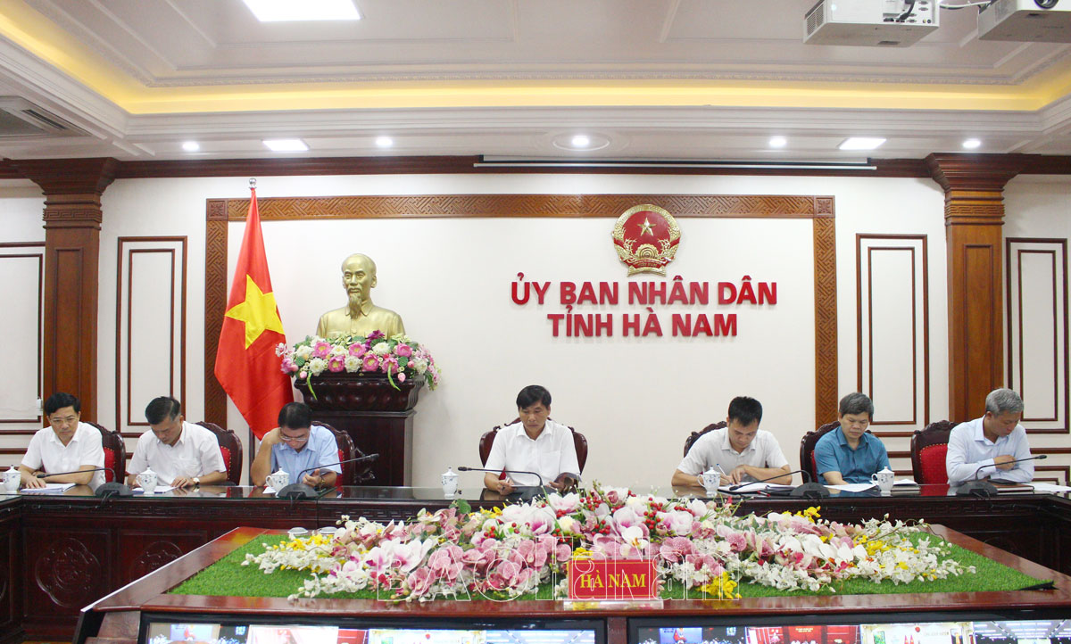 Lãnh đạo UBND tỉnh dự hội nghị lấy ý kiến sửa đổi Nghị định quy định về giá đất