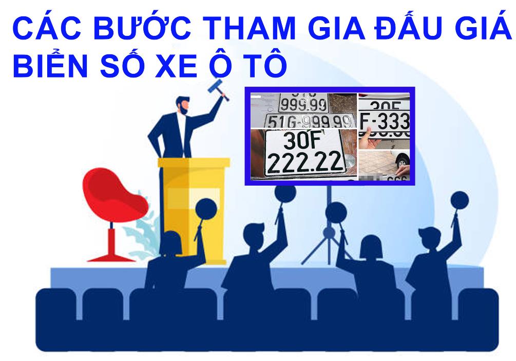 Các bước tham gia đấu giá biển số xe ô-tô