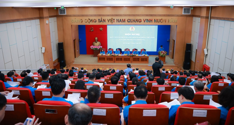 1.100 đại biểu chính thức dự Đại hội XIII Công đoàn Việt Nam