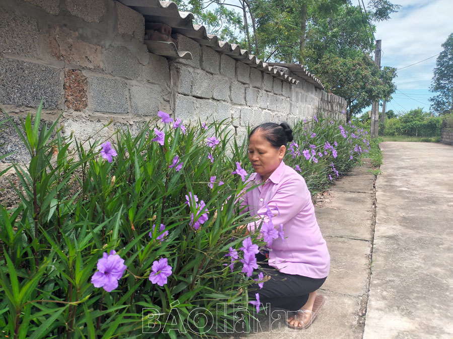Chi hội trưởng phụ nữ nhiệt tình, trách nhiệm với công việc