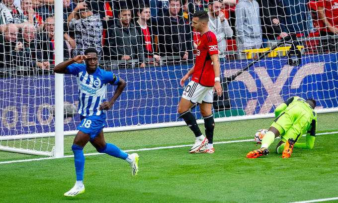 Man Utd đổ gục trước Brighton