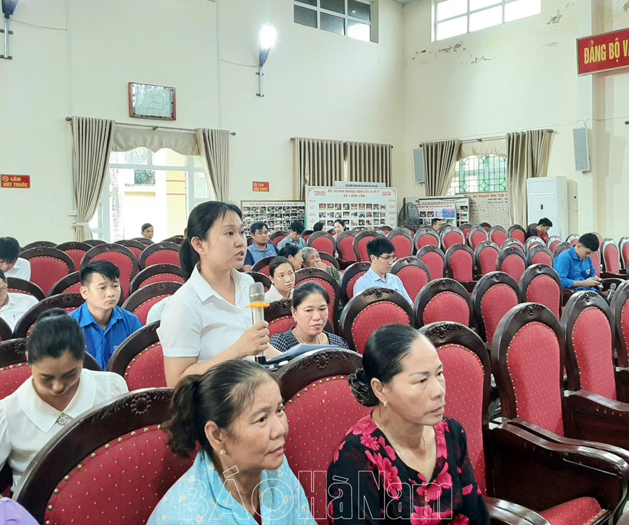 Đoàn ĐBQH tỉnh tiếp xúc cử tri các huyện: Bình Lục, Kim Bảng và Thanh Liêm