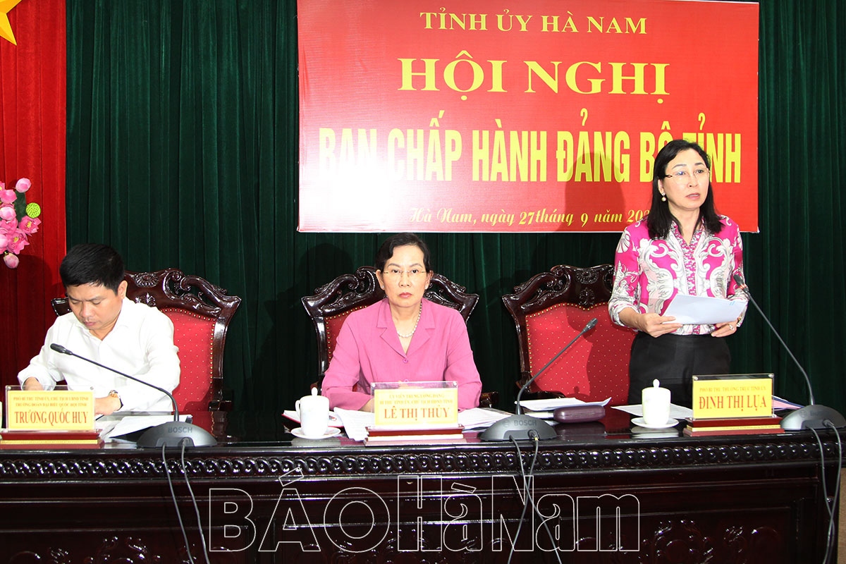 Ban Chấp hành Đảng bộ tỉnh thảo luận các giải pháp trọng tâm quý IV/2023 và quán triệt các văn bản của Trung ương