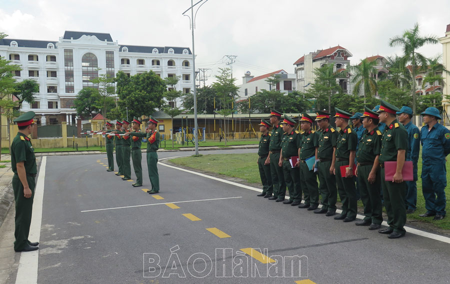 Chuẩn bị sẵn sàng các điều kiện cho cuộc diễn tập khu vực phòng thủ tỉnh