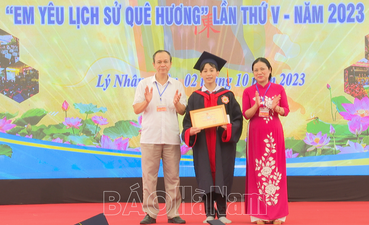 Hội thi “Em yêu lịch sử quê hương” huyện Lý Nhân lần thứ V năm 2023