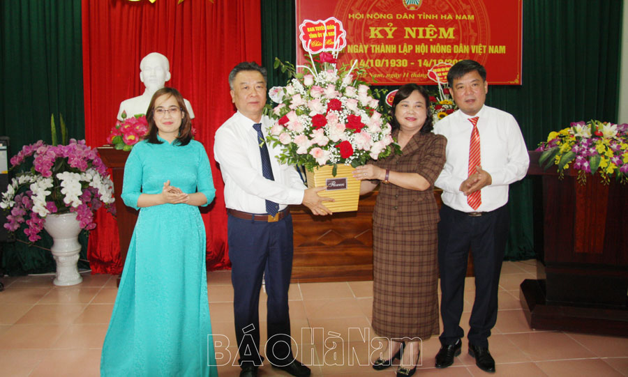 Hội Nông dân tỉnh kỷ niệm 93 năm Ngày thành lập HND Việt Nam