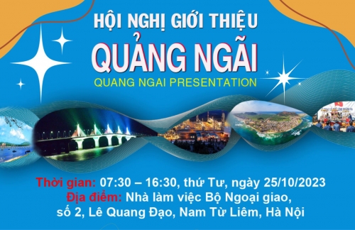 Hội nghị giới thiệu Quảng Ngãi tại Hà Nội