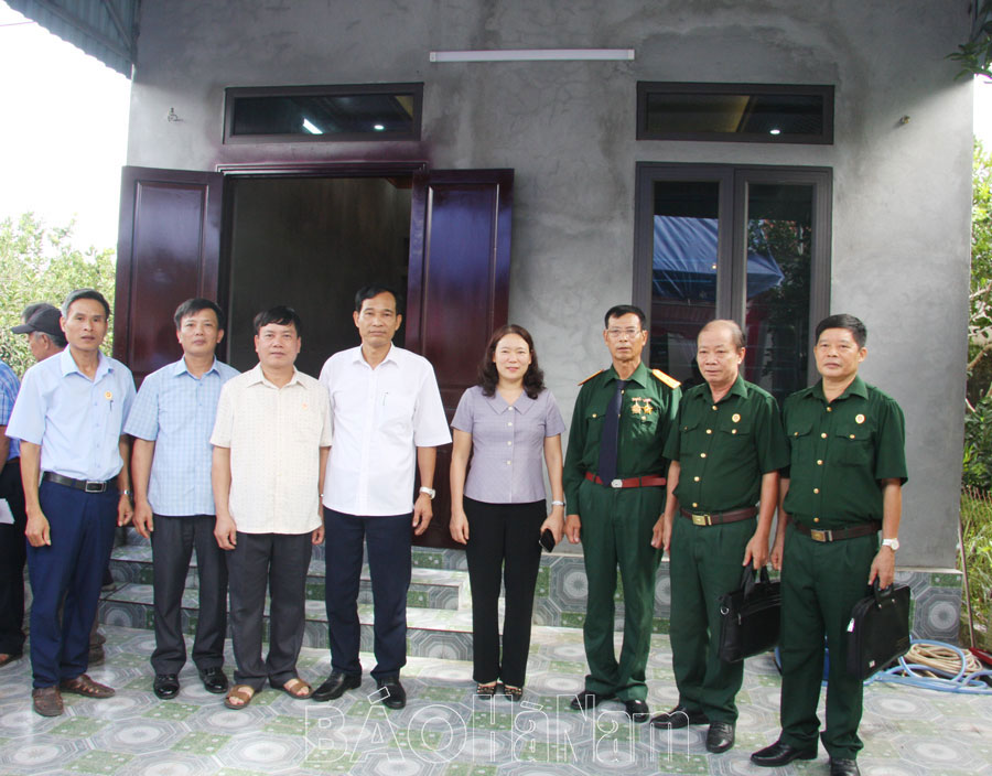 Các cấp hội cựu chiến binh đẩy mạnh phong trào xóa nhà tạm cho hội viên