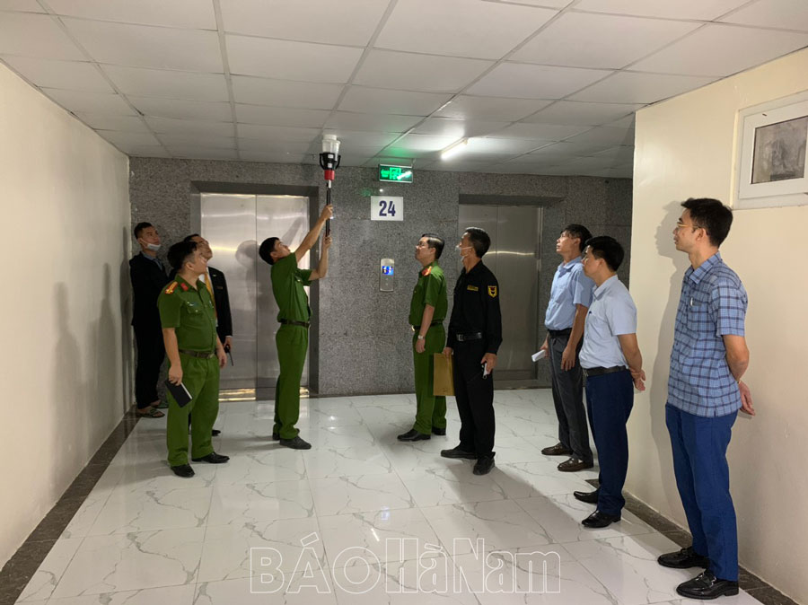 Hà Nam kiểm tra an toàn PCCC và CNCH đối với nhà chung cư, nhà ở nhiều căn hộ
