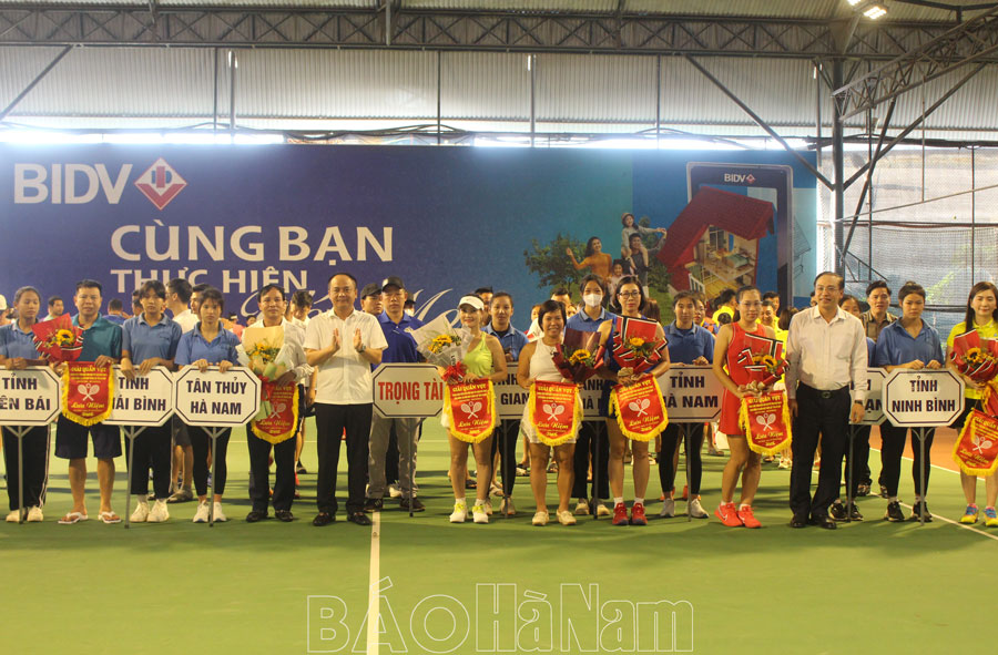 Khai mạc Giải quần vợt phong trào toàn quốc năm 2023 tại Hà Nam