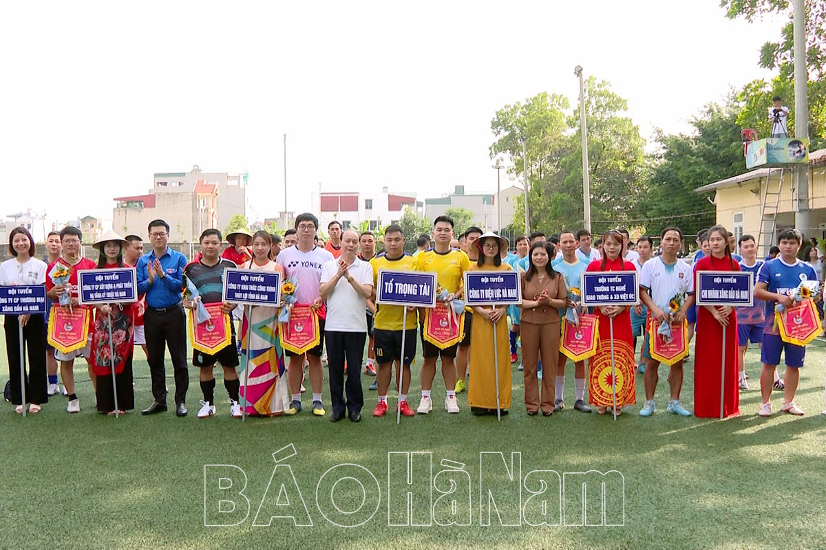 Khai mạc Giải bóng đá Đoàn Khối doanh nghiệp tỉnh năm 2023