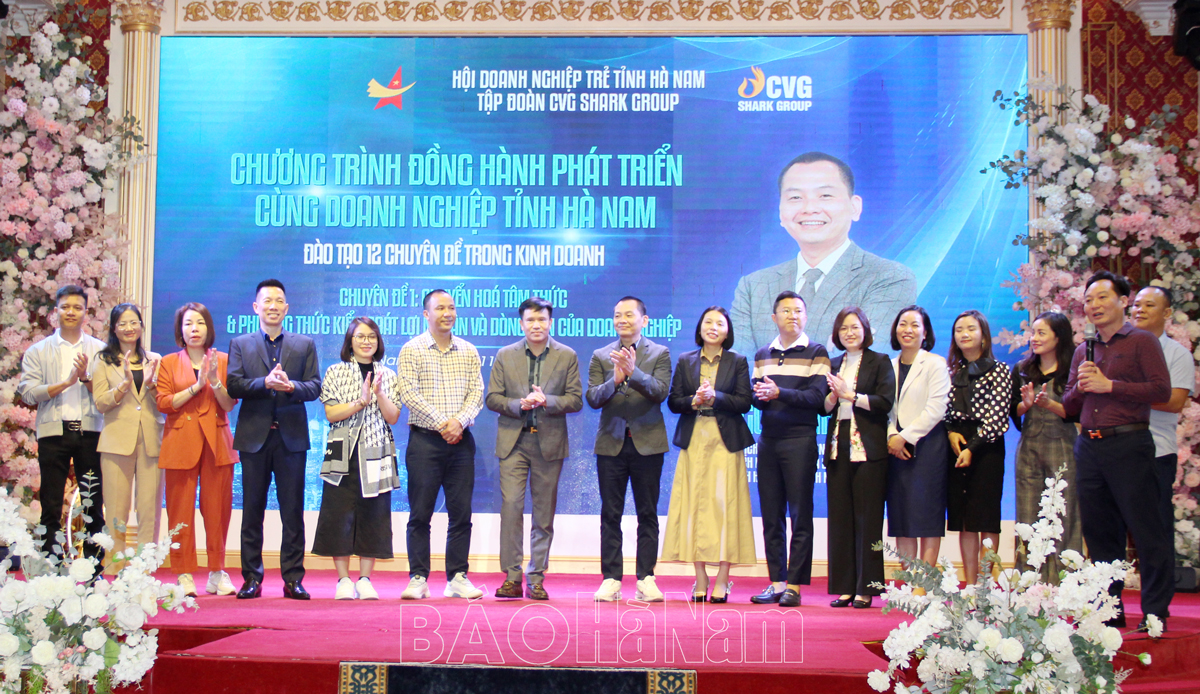 Hội Doanh nghiệp trẻ tỉnh Hà Nam tổ chức chương trình đào tạo chuyên đề cho hội viên, doanh nhân