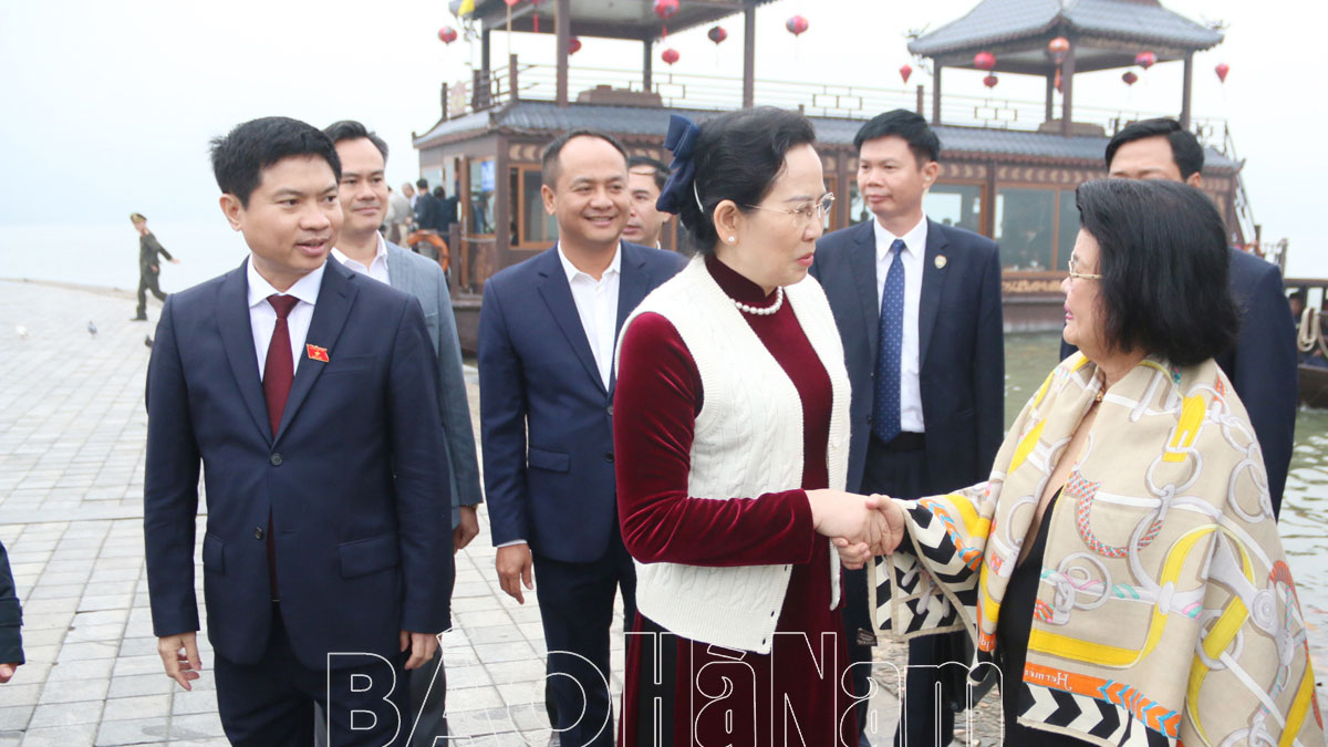 Chủ tịch Quốc hội Vương quốc Campuchia thăm và làm việc tại tỉnh Hà Nam