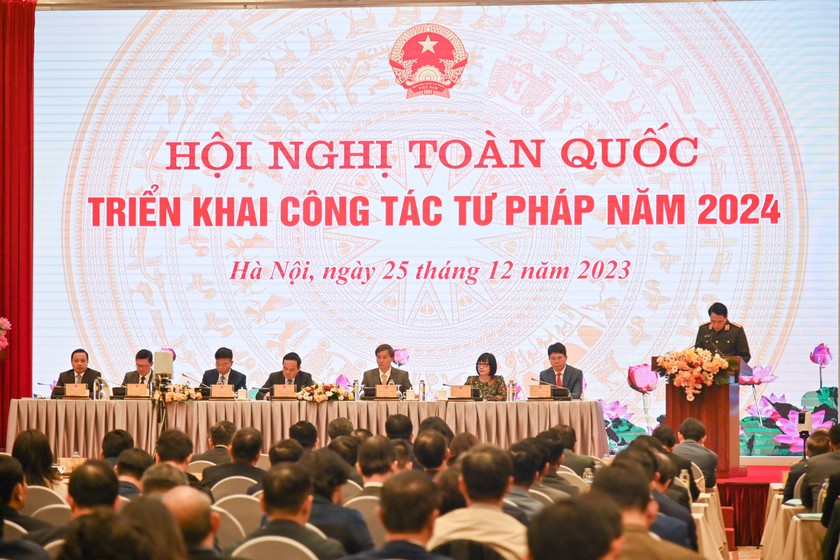 Năm 2024 toàn ngành Tư pháp tập trung 9 nhiệm vụ trọng tâm