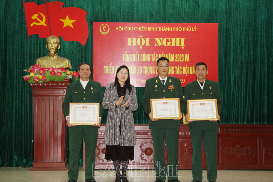 Hội Cựu Chiến binh Phủ Lý triển khai nhiệm vụ trọng tâm công tác hội năm 2024