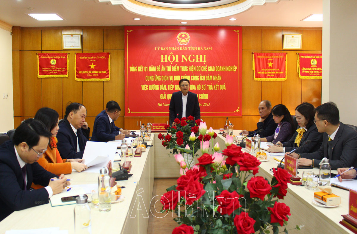 Tổng kết 1 năm Đề án thí điểm thực hiện cơ chế giao doanh nghiệp cung ứng dịch vụ bưu chính công ích đảm nhận việc hướng dẫn, tiếp nhận, số hóa hồ sơ, trả kết quả giải quyết TTHC