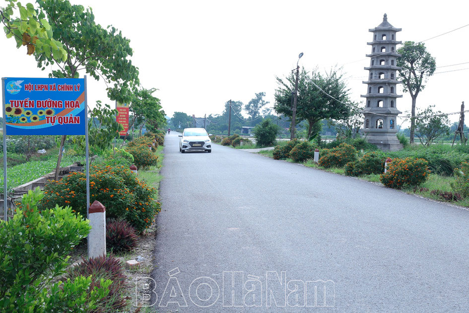 Lý Nhân đẩy mạnh xây dựng xã NTM nâng cao, kiểu mẫu