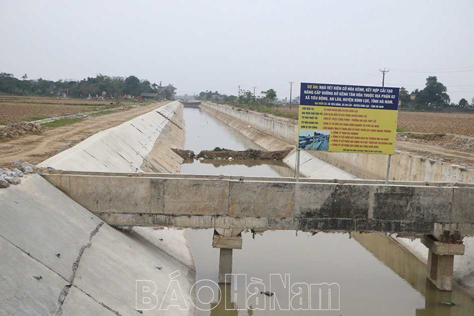 Ưu tiên vốn cải tạo, nâng cấp kênh mương ở Bình Lục