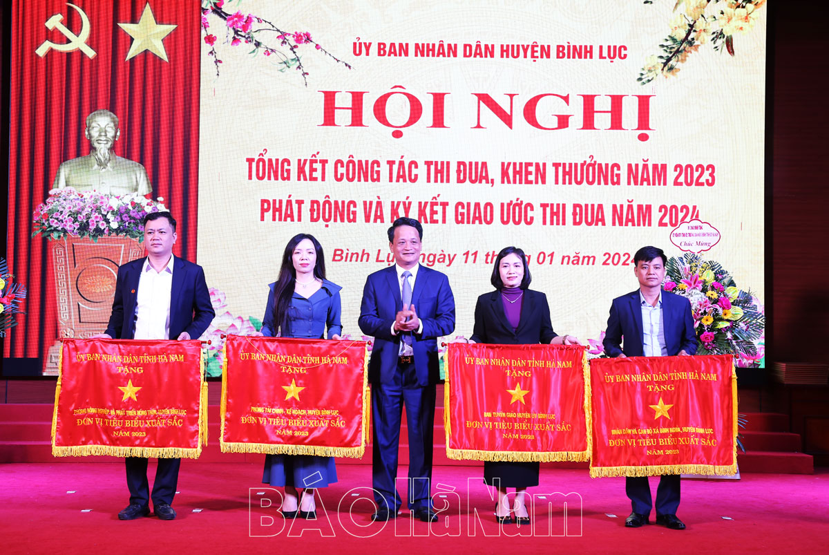 UBND huyện Bình Lục phát động phong trào thi đua năm 2024