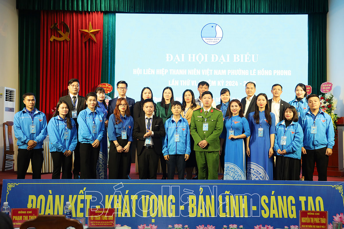 Đại hội đại biểu Hội LHTN Việt Nam Phường Lê Hồng Phong lần thứ VI, nhiệm kỳ 2024-2029