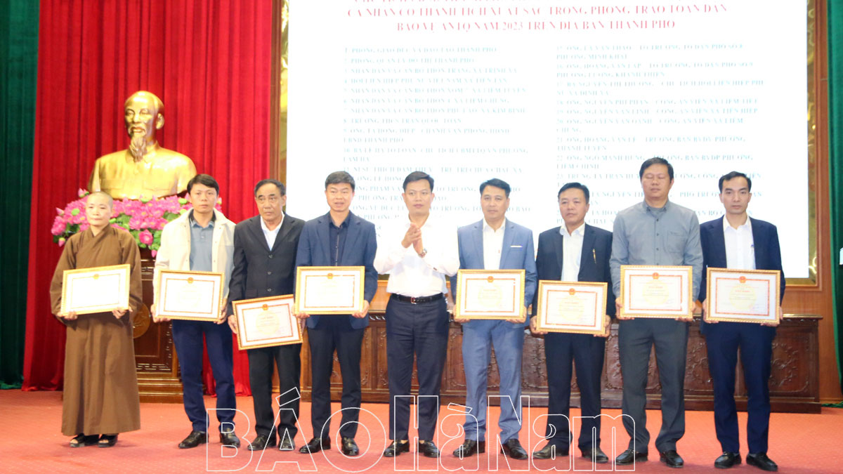 Phủ Lý triển khai phong trào toàn dân bảo vệ an ninh Tổ quốc năm 2024