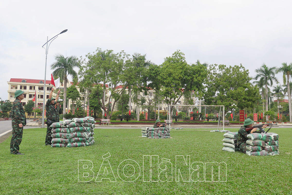 Bộ CHQS tỉnh hoàn thành tập huấn cán bộ năm 2024