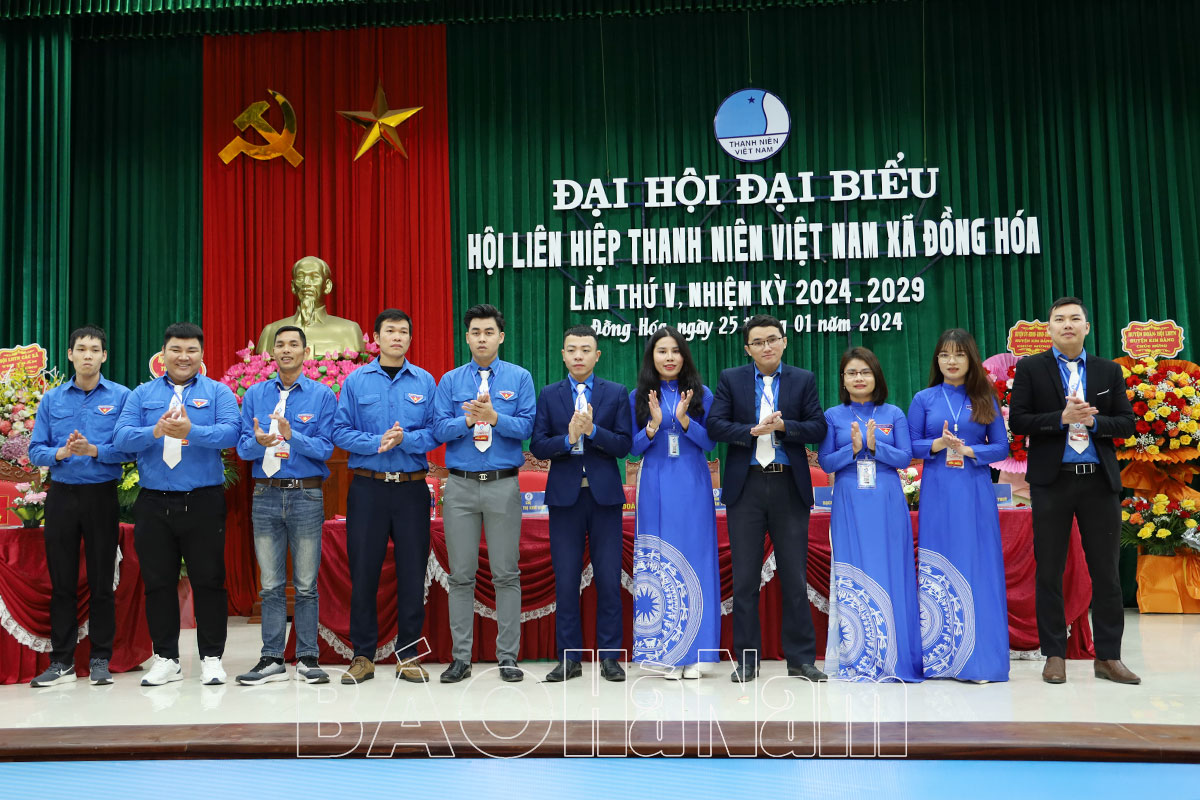 Đại hội đại biểu Hội LHTN Việt Nam xã Đồng Hóa lần thứ V, nhiệm kỳ 2024-2029