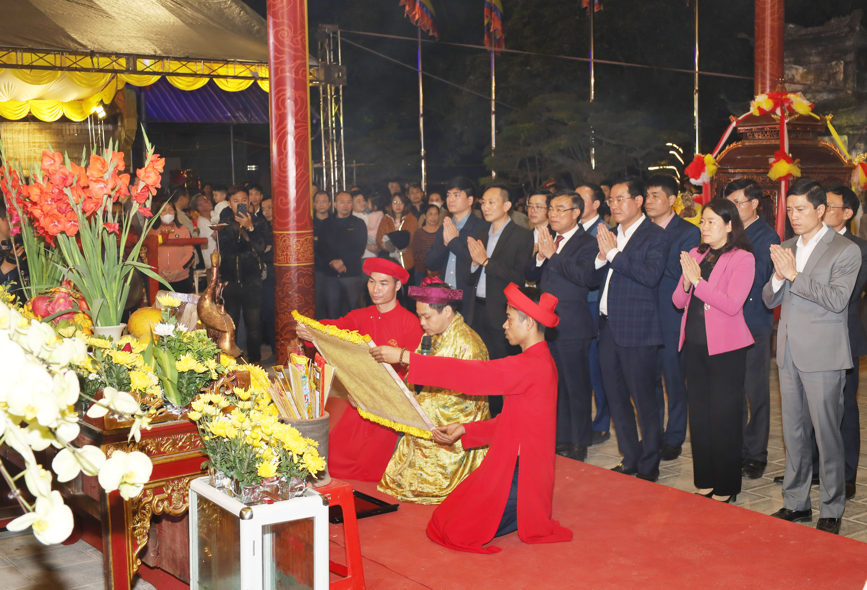 Khai hội Lễ phát lương Đức Thánh Trần đền Trần Thương xuân Giáp Thìn 2024