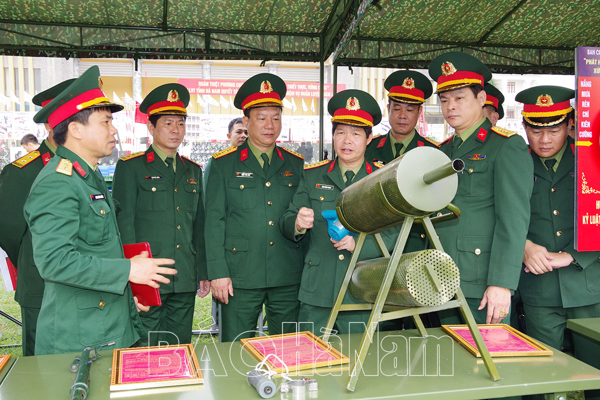 Bộ CHQS tỉnh khai mạc hội thi công tác chuẩn bị huấn luyện