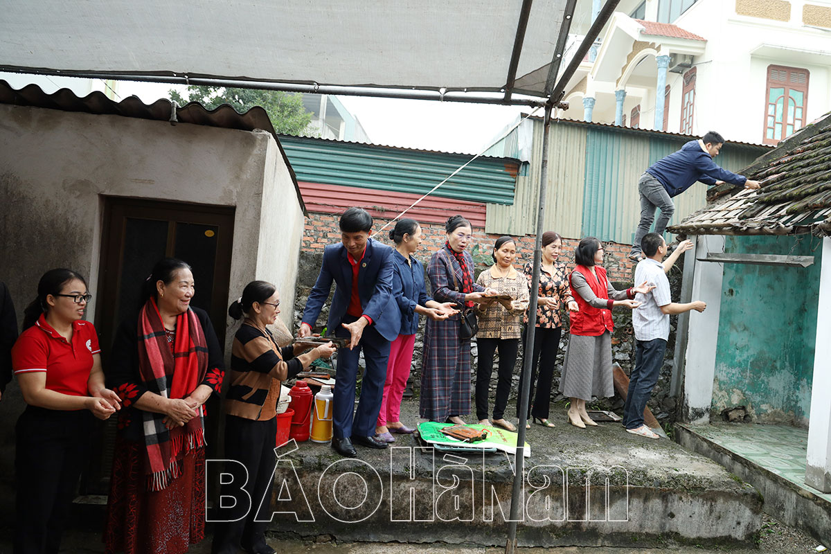 Khởi công Nhà chữ thập đỏ tại huyện Kim Bảng