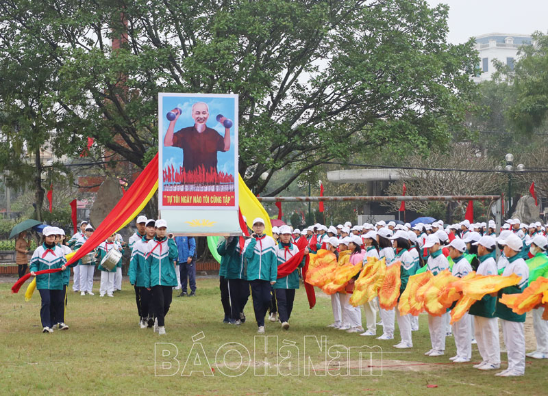 Khai mạc Hội khỏe Phù Đổng huyện Bình Lục lần thứ VII năm 2024