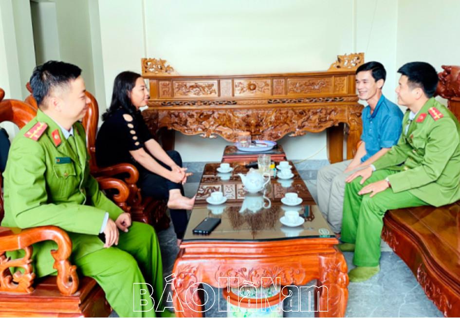 Công an xã Đạo Lý giúp người lầm lỡ tái hòa nhập cộng đồng