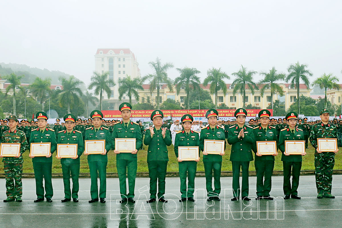 Bộ CHQS tỉnh đạt giải Ba Hội thi công tác chuẩn bị huấn luyện do Quân khu 3 tổ chức