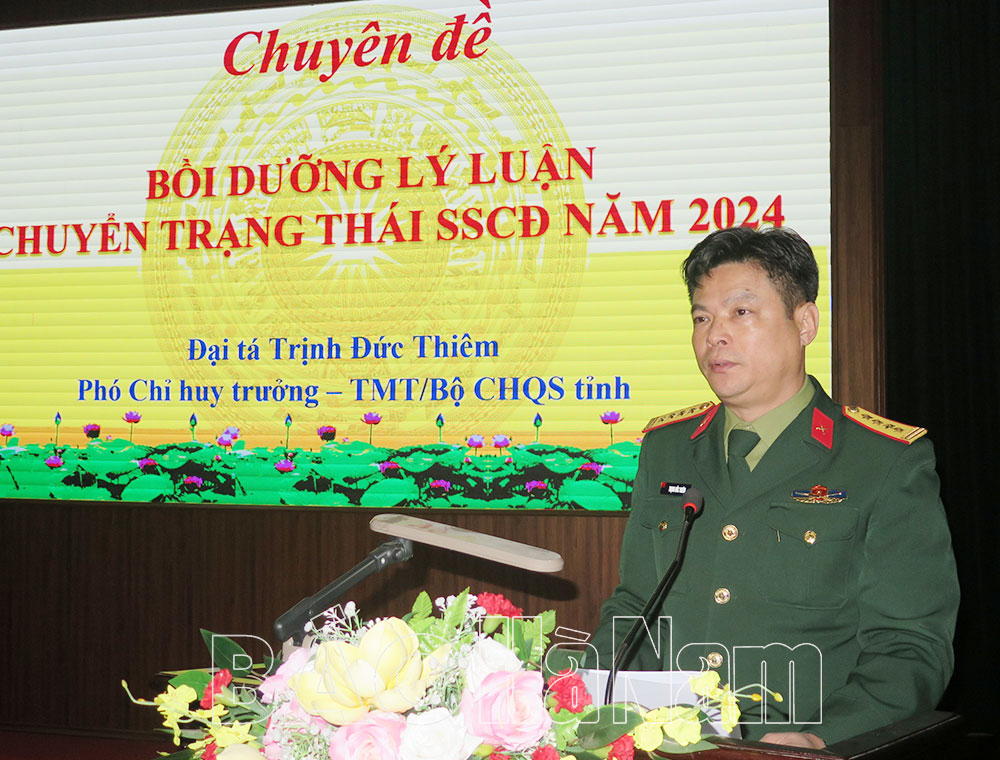 Bộ CHQS tỉnh triển khai luyện tập chuyển trạng thái sẵn sàng chiến đấu