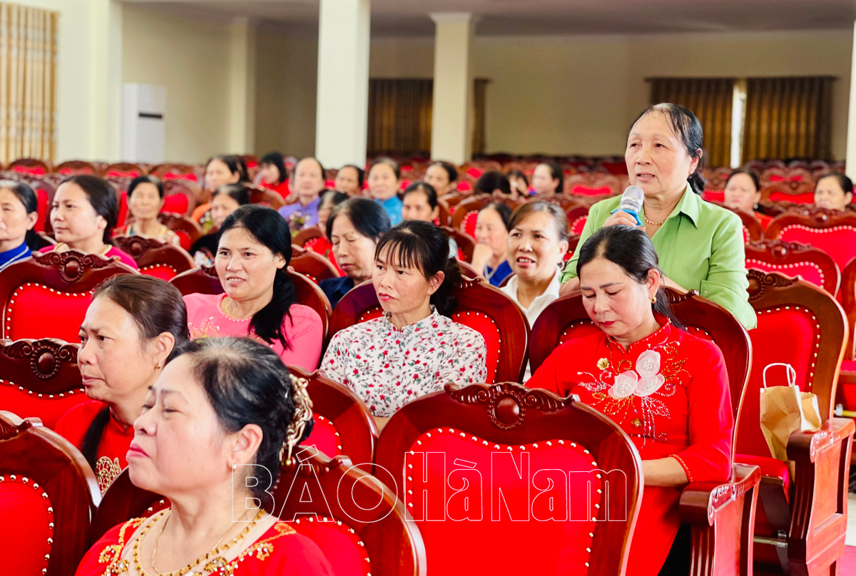 Công an Bình Lục phối hợp tuyên truyền phòng, chống bạo lực, xâm hại phụ nữ và trẻ em tại xã An Lão