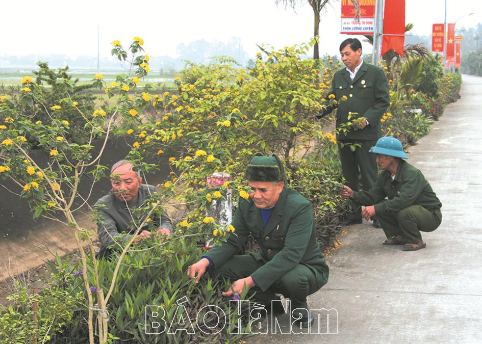Hội viên cựu chiến binh tích cực tham gia xây dựng nông thôn mới
