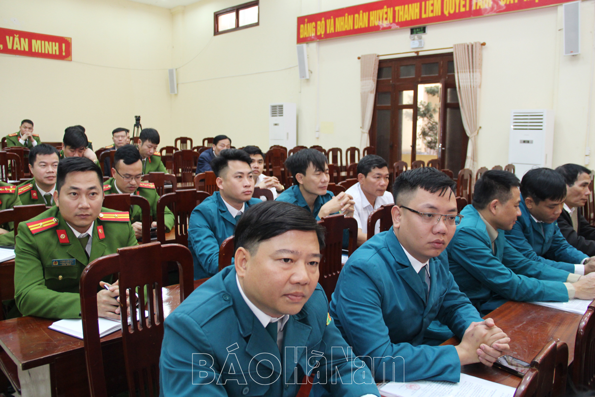 Thanh Liêm triển khai công tác giáo dục QP&AN năm 2024