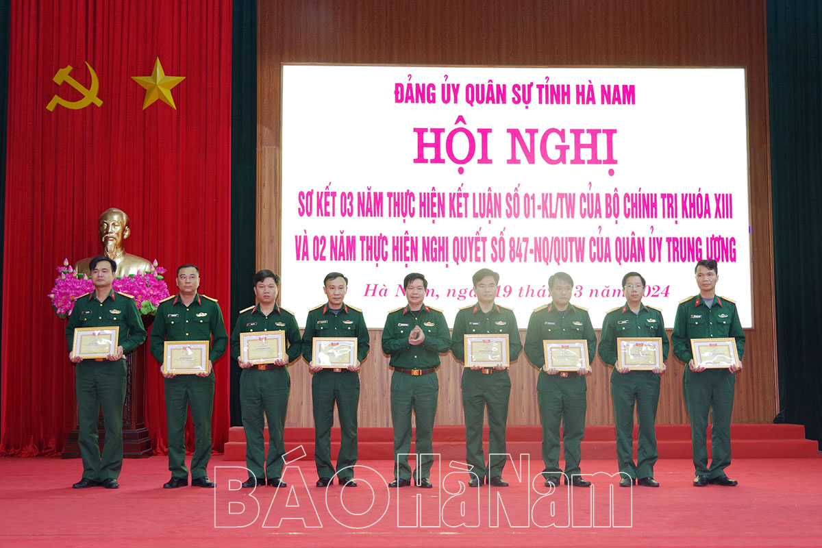 Đảng uỷ Quân sự tỉnh sơ kết 3 năm thực hiện Kết luận 01 của Bộ Chính trị về học tập, làm theo Bác