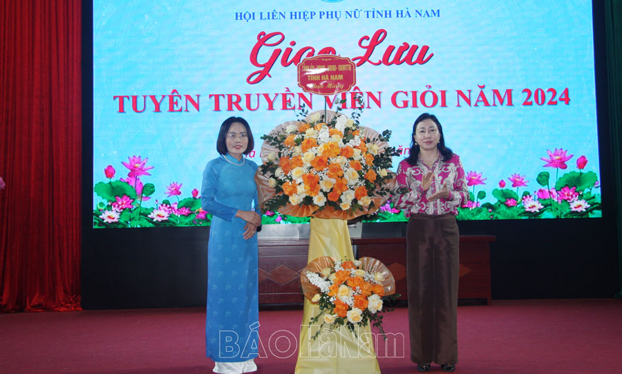 Hội LHPN tỉnh tổ chức Giao lưu tuyên truyền viên giỏi năm 2024
