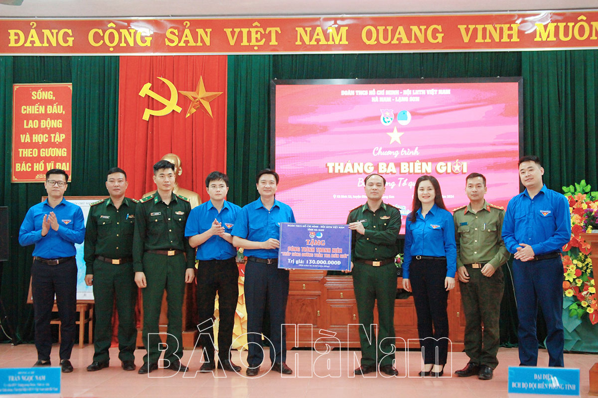 Tỉnh đoàn Hà Nam tổ chức Chương trình “Tháng Ba biên giới” tại Lạng Sơn
