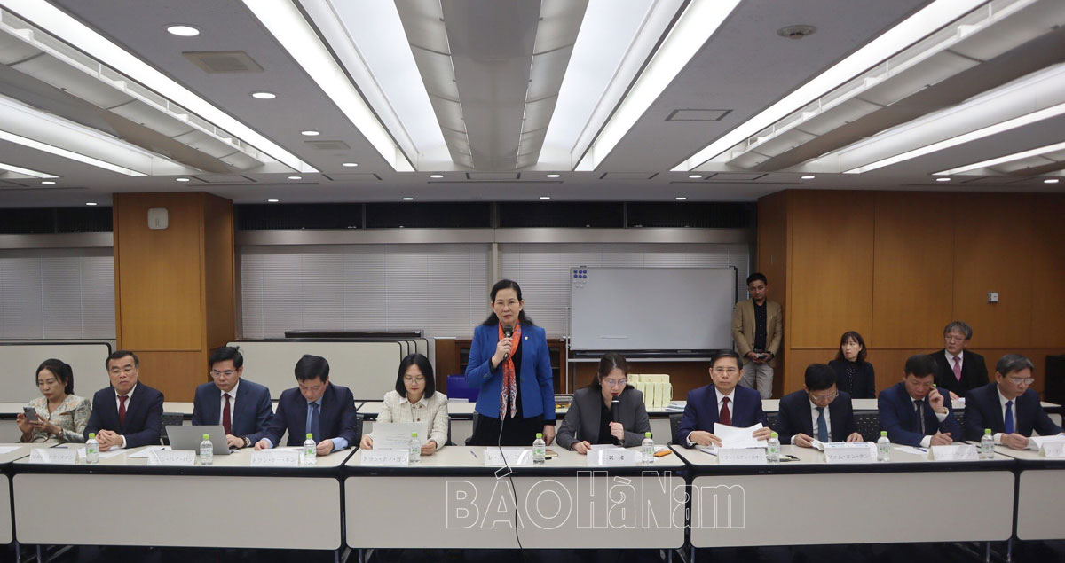 Đoàn xúc tiến đầu tư tỉnh thăm và làm việc với Tổ chức hỗ trợ doanh nghiệp vừa và nhỏ Tokyo,Tập đoàn Itochu