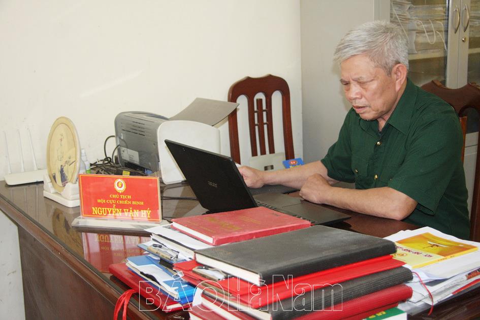 Chủ tịch Hội Cựu chiến binh gương mẫu, tận tâm với công việc