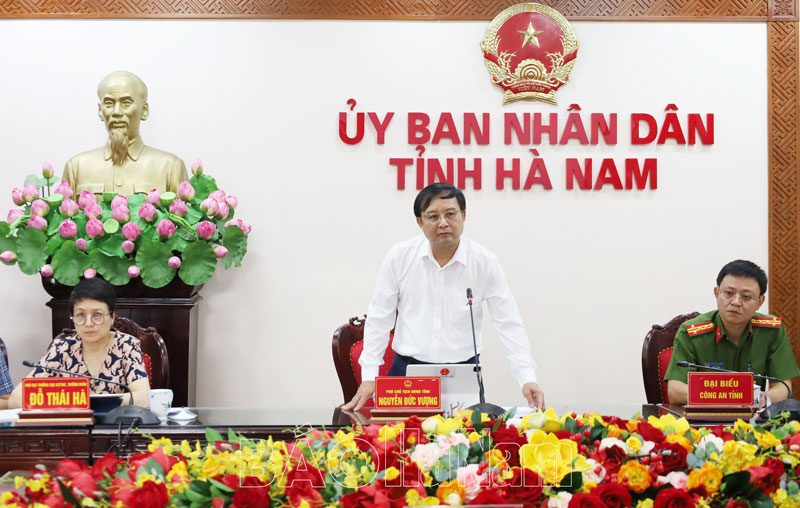 Đoàn công tác của Văn phòng Chính phủ tiếp tục khảo sát việc thực hiện quy trình liên thông điện tử 2 nhóm TTHC tại tỉnh Hà Nam